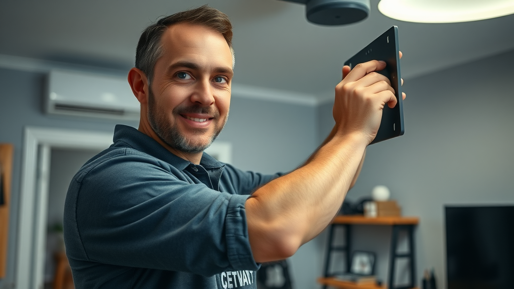 Experienced TV mount installer in Surfside Beach SC using professional tools