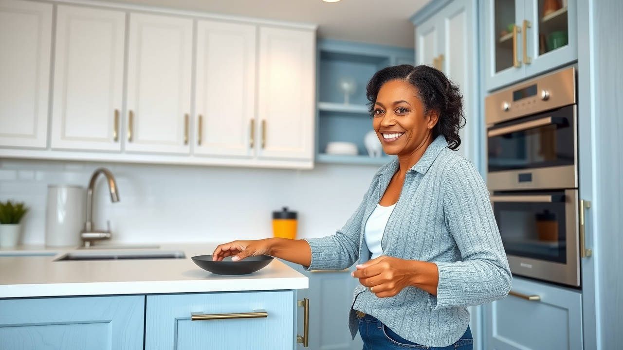 sleek refaced kitchen cabinets with custom options in Surfside Beach and Myrtle Beach SC