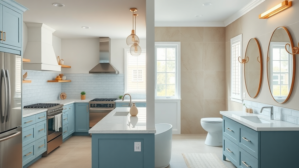 kitchen remodel vs bathroom remodel pawleys island south carolina, modern home improvement comparison