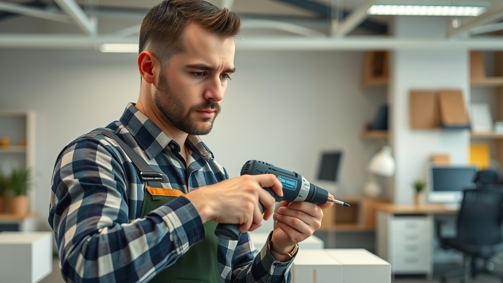 professional handyman assembling office furniture pawleys island sc