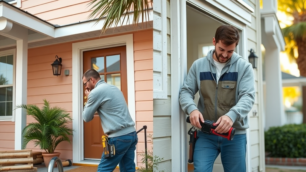 door installation pawleys island sc vs myrtle beach garage and entryway door installer comparison
