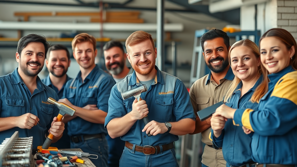 diverse team of skilled maintenance professionals Surfside Beach, handyman services, home maintenance, punch list pros