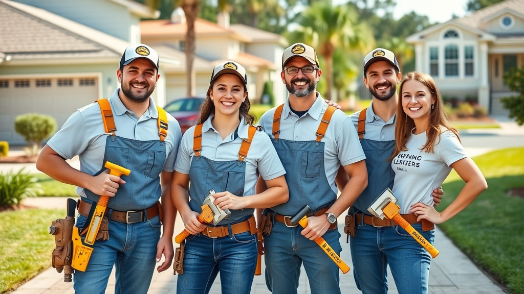 Handyman team in Myrtle Beach, expert drywall repair and painting services