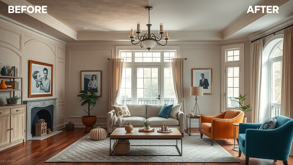 before and after living room remodel small remodeling projects pawleys island sc