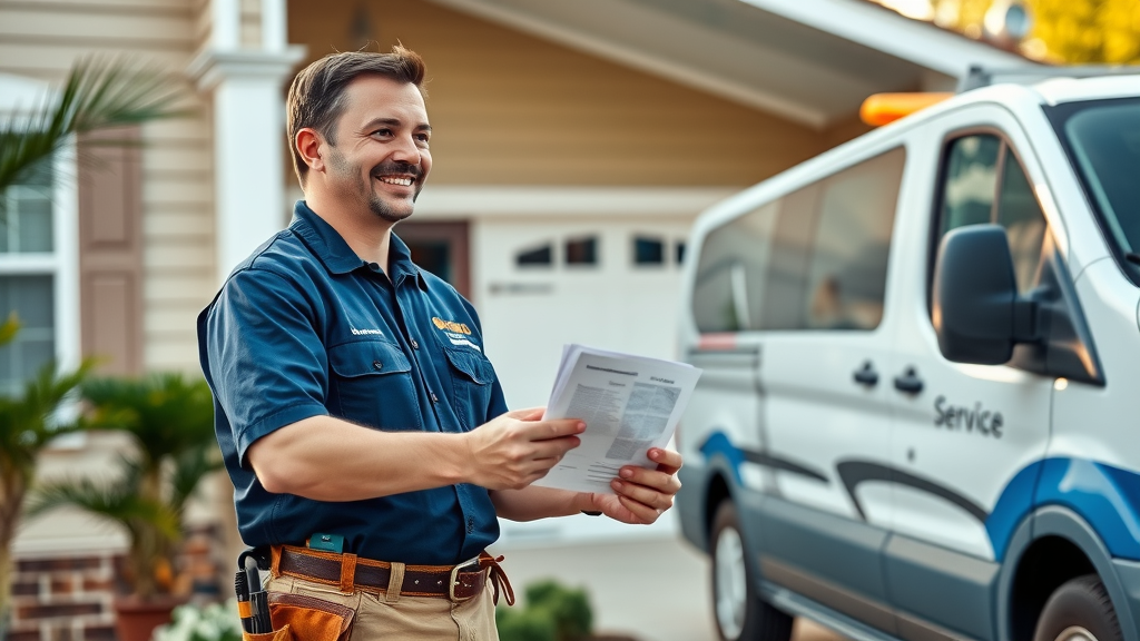 Trusted technician for furniture assembly showing paperwork Myrtle Beach SC - myrtle beach north myrtle assembly service