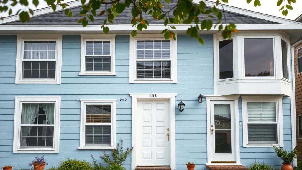 variety of windows and doors, vinyl, bay, double-hung styles on Surfside Beach home, affordable window repair and installation