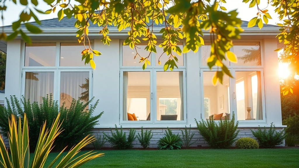 Modern Myrtle Beach home with large, durable replacement windows - best window repair &amp; replacement on the grand strand