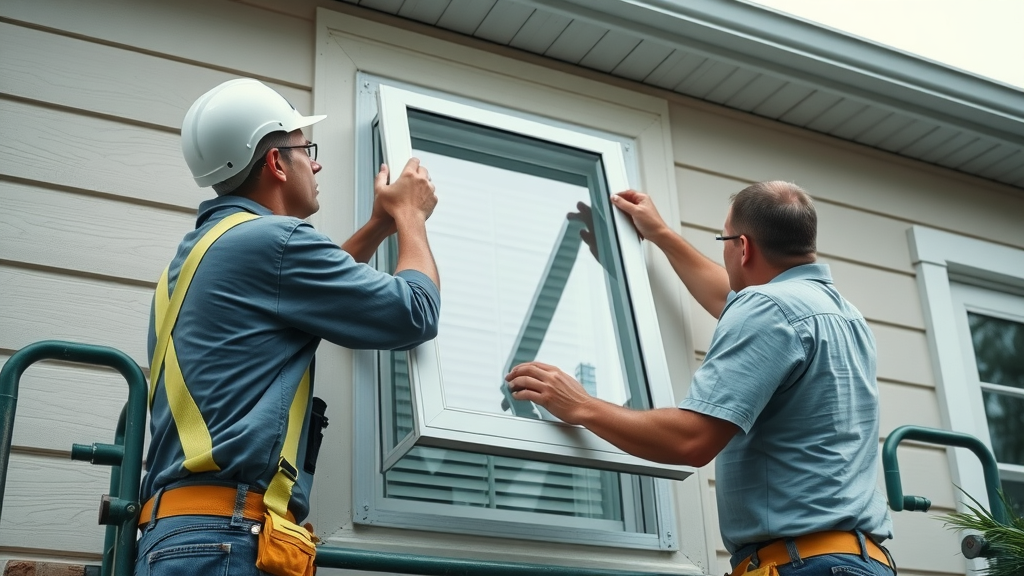 Step-by-step window installation process - Grand Strand professional team
